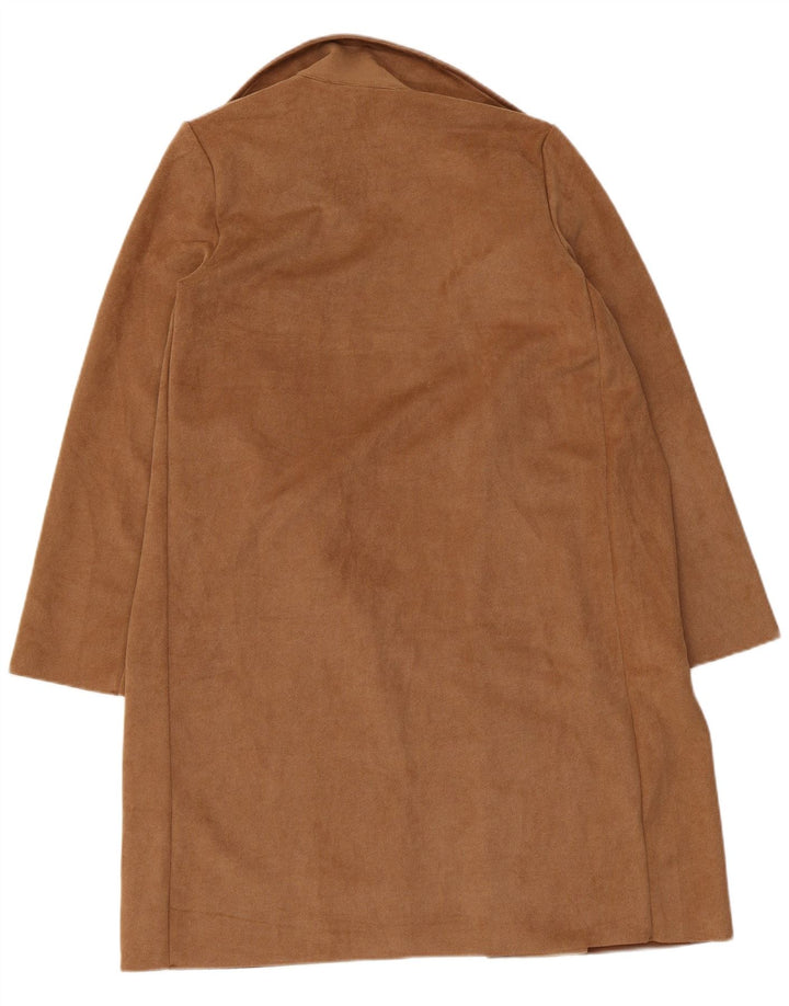 Cappotto Zara da donna UK 10 piccolo in poliestere marrone