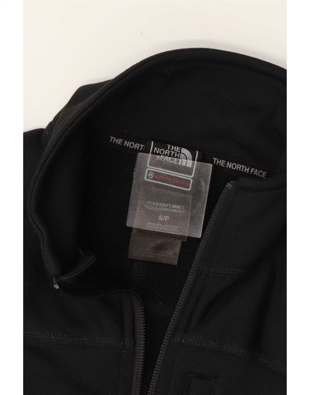 Top da tuta pullover con zip e collo da donna The North Face UK 10 Small Nero