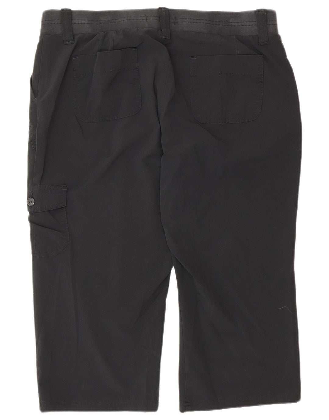 Pantaloni Lee Raiders Cargo Capri da donna US 16 2XL W34 L20 Poliestere nero