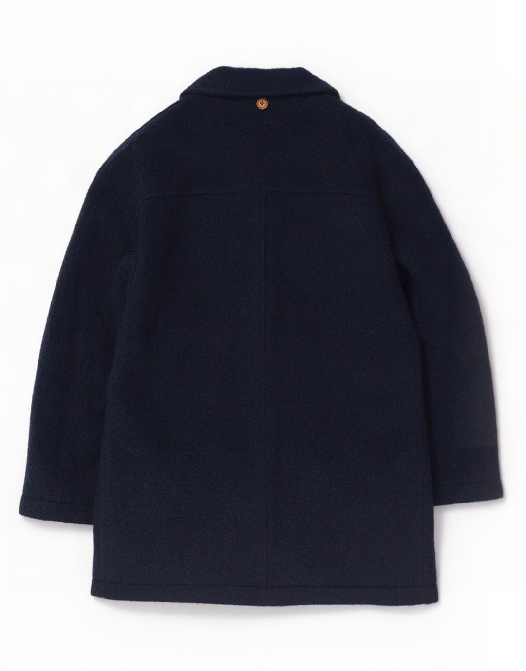 Montgomery vintage da uomo IT 50 grande in lana blu navy