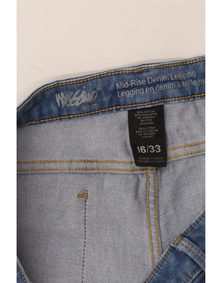MOSSIMO Womens Mid Rise Denim Shorts US 16 2XL W38  Blue Cotton Vintage Mossimo and Second-Hand Mossimo from Messina Hembry 