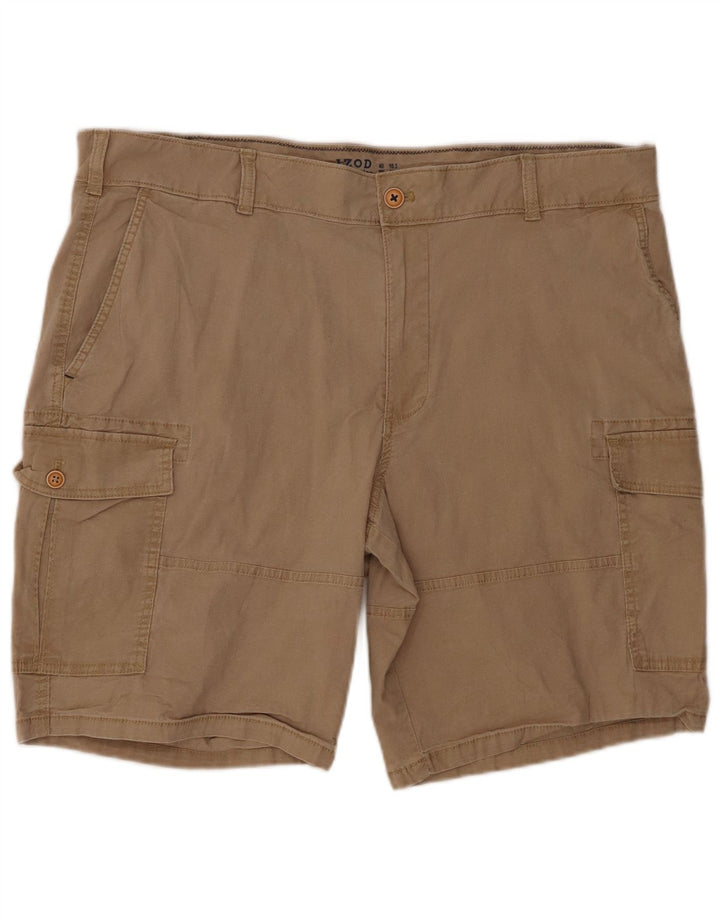 Pantaloncini cargo da uomo per acqua salata IZOD W40 XL in cotone beige