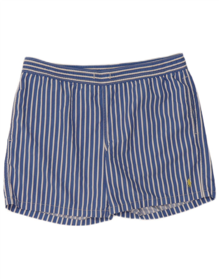 Pantaloncini da bagno da uomo Polo Ralph Lauren Poliestere a righe blu medio