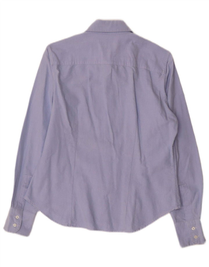 CONTE OF FLORENCE Womens Shirt UK 14 Medium Blue