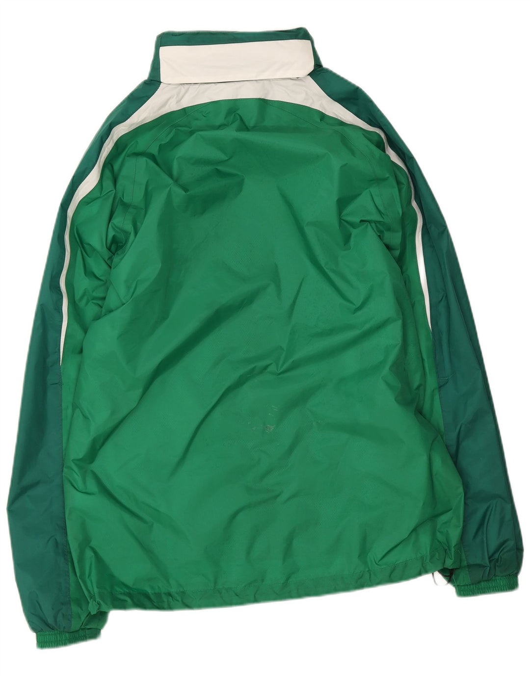 Giacca antipioggia da uomo con cappuccio Erima UK 38 Poliammide color block verde medio
