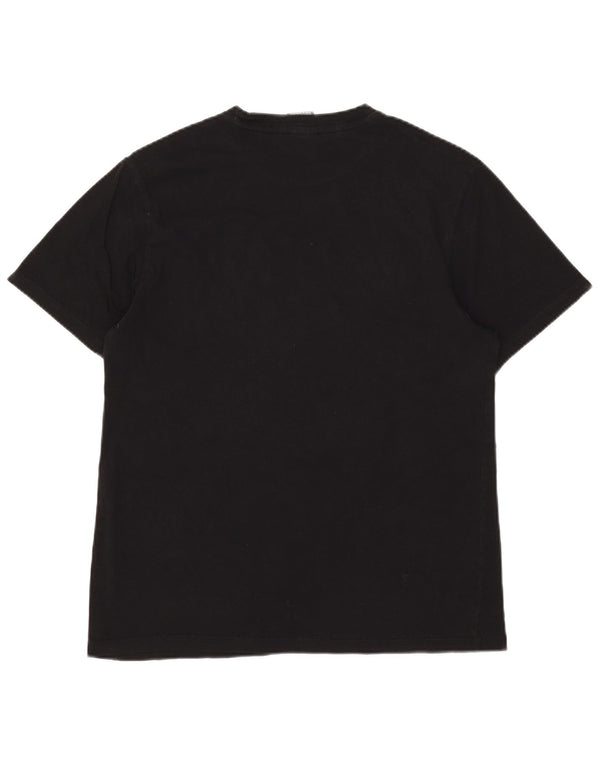T-shirt grafica da uomo Champion Top media nera
