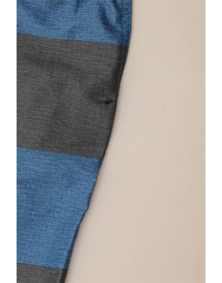 Pantaloncini chino da uomo Hurley W33 poliestere a righe blu medio