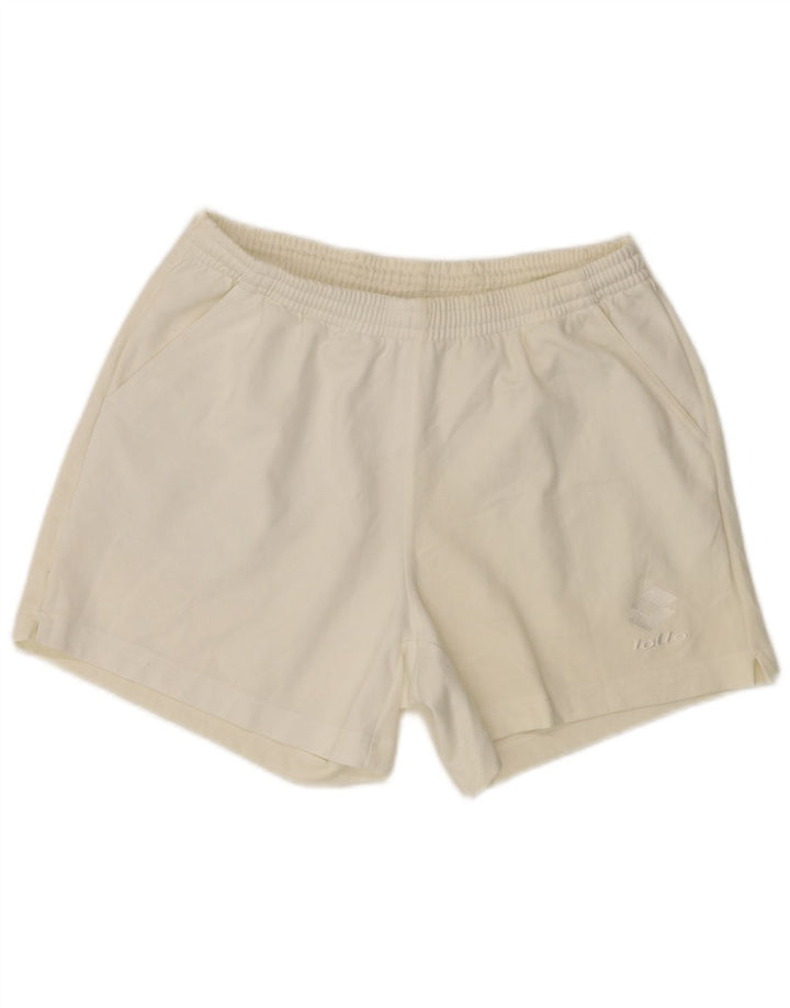 Pantaloncini sportivi da uomo LOTTO medio bianco sporco
