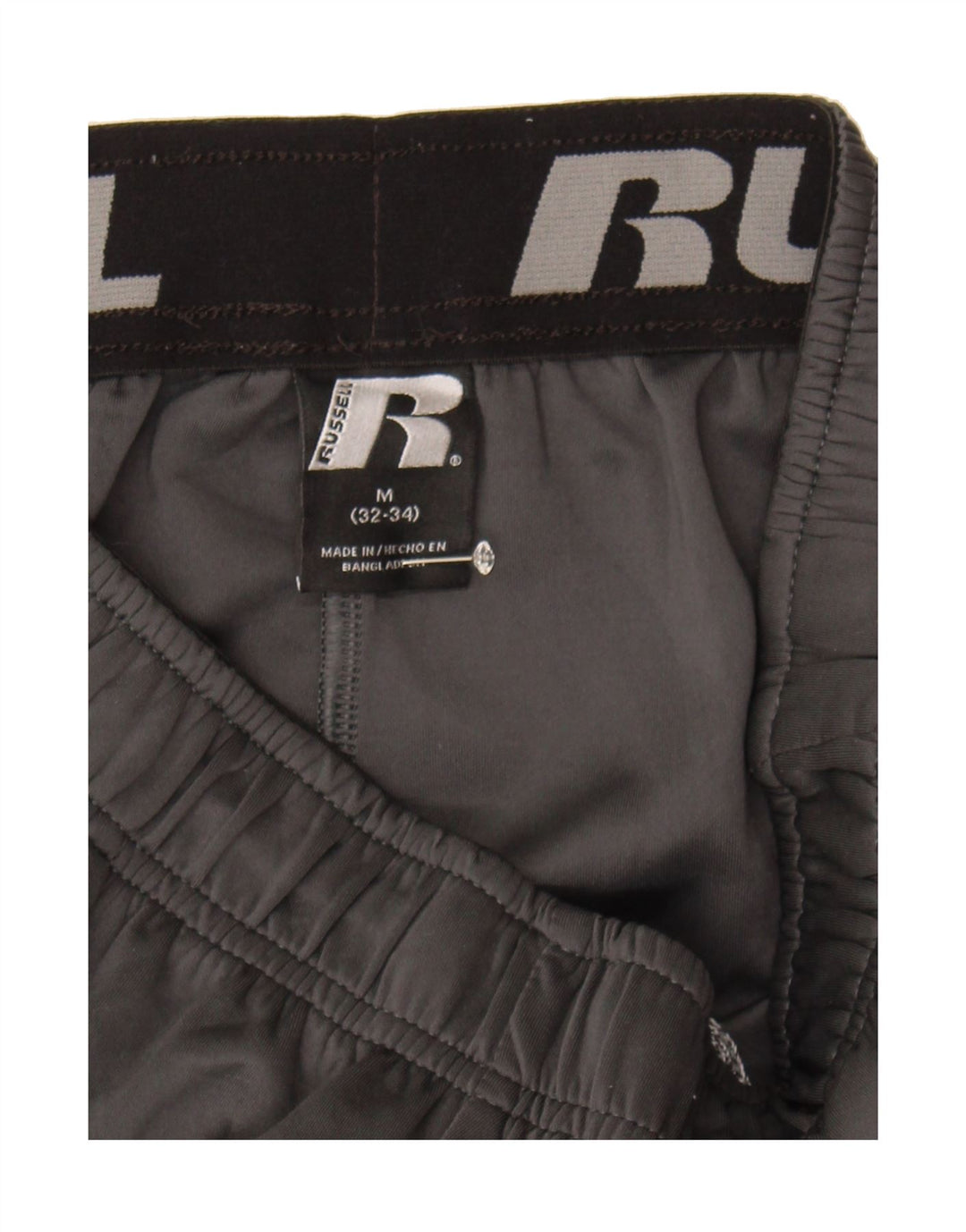 RUSSELL ATHLETIC Mens Tracksuit Trousers Medium  Grey Polyester Vintage Russell Athletic and Second-Hand Russell Athletic from Messina Hembry 