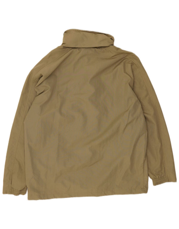 Giacca antipioggia con cappuccio da uomo Diadora UK 36 Small Khaki Poliammide