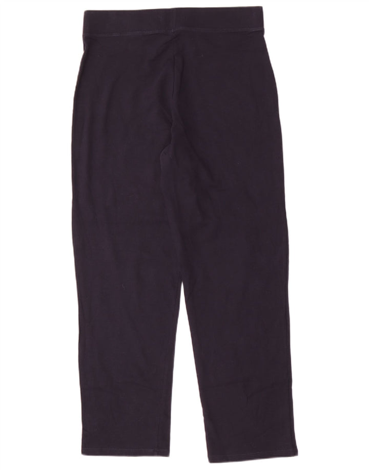 Pantaloni da tuta da donna Marks & Spencer UK 12 cotone blu navy medio