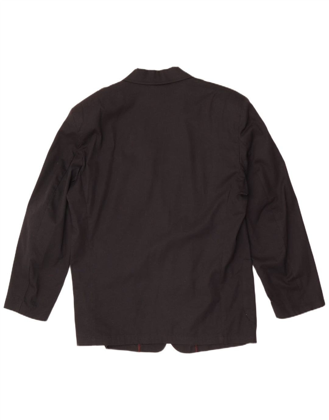 Giacca blazer da uomo a 2 bottoni Wampum UK 40 grande viscosa nera