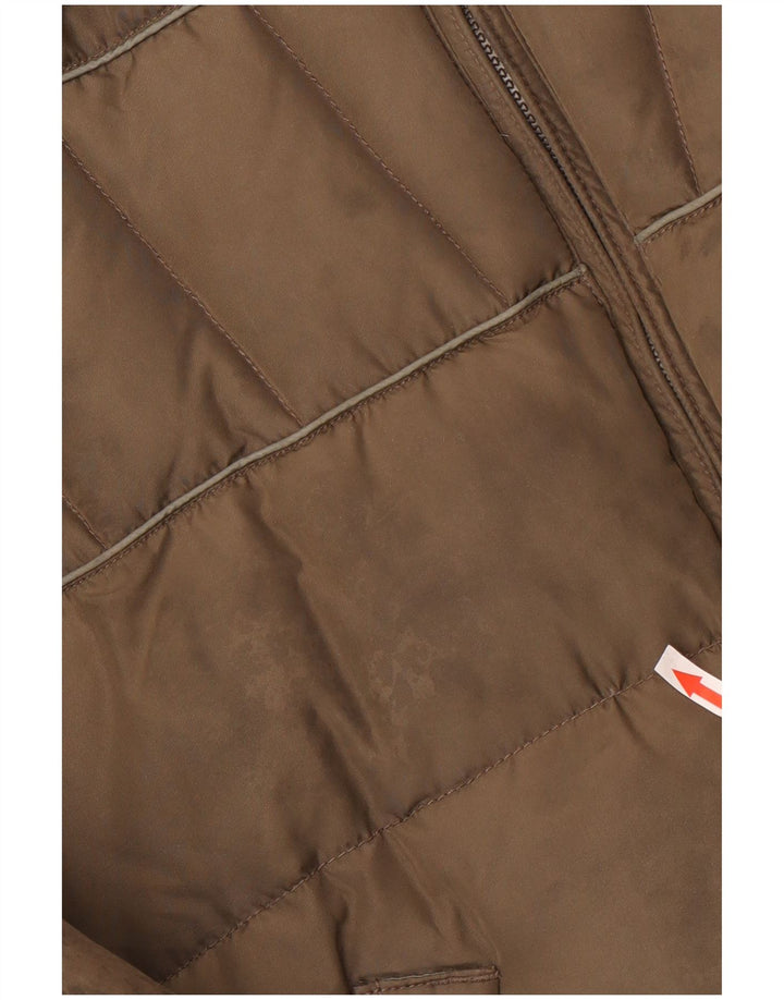 Giacca imbottita Columbia da uomo vestibilità ampia UK 36 Small Khaki