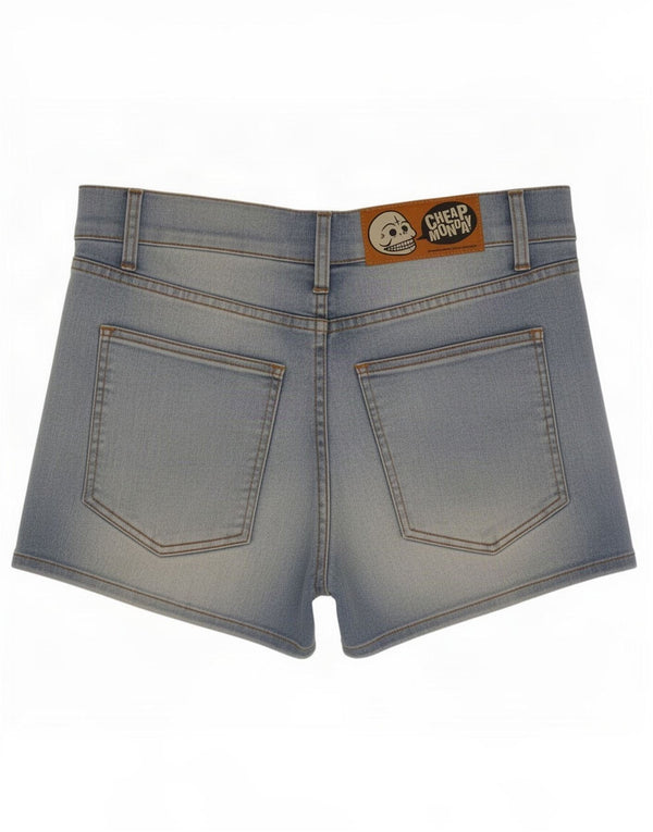 Pantaloncini di jeans da donna economici Monday medi W30 blu
