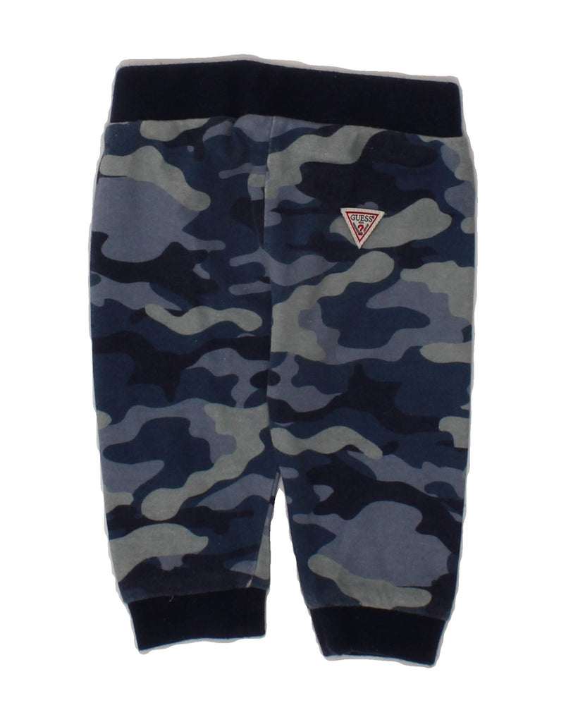 GUESS Baby Boys Tracksuit Trousers 0-3 Months  Navy Blue Camouflage Vintage Guess and Second-Hand Guess from Messina Hembry 