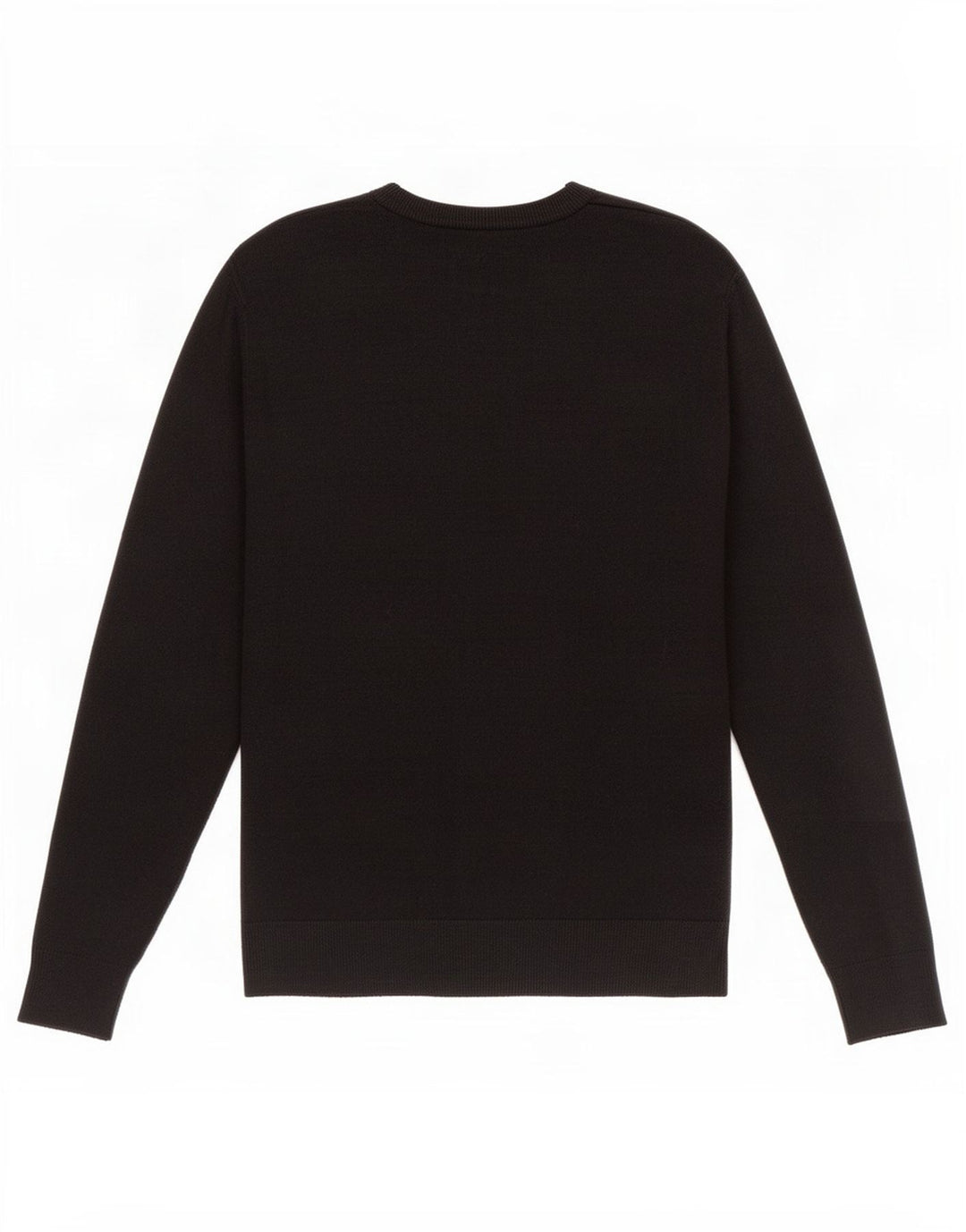 Maglione da uomo Marks & Spencer con scollo a barca, acrilico nero medio