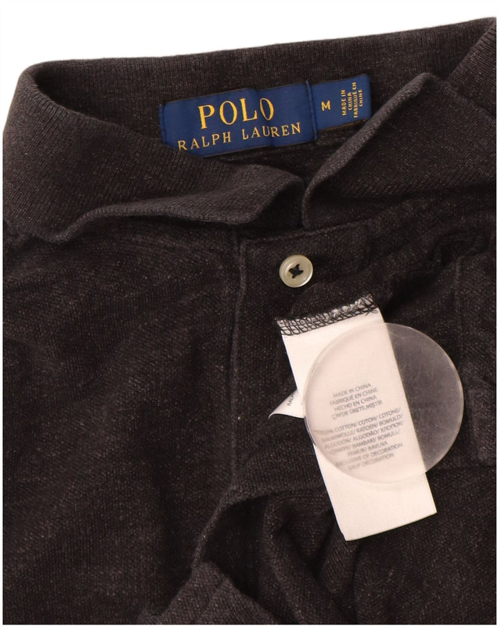 Polo Ralph Lauren da uomo in cotone grigio medio