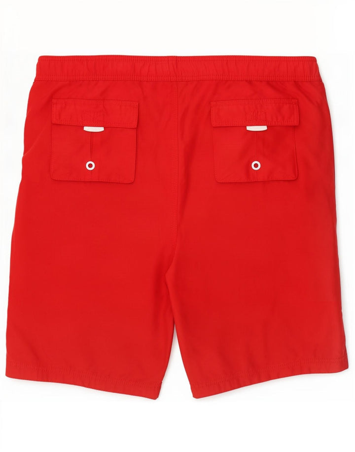 Pantaloncini da bagno grafici da uomo Superdry XL rosso poliestere