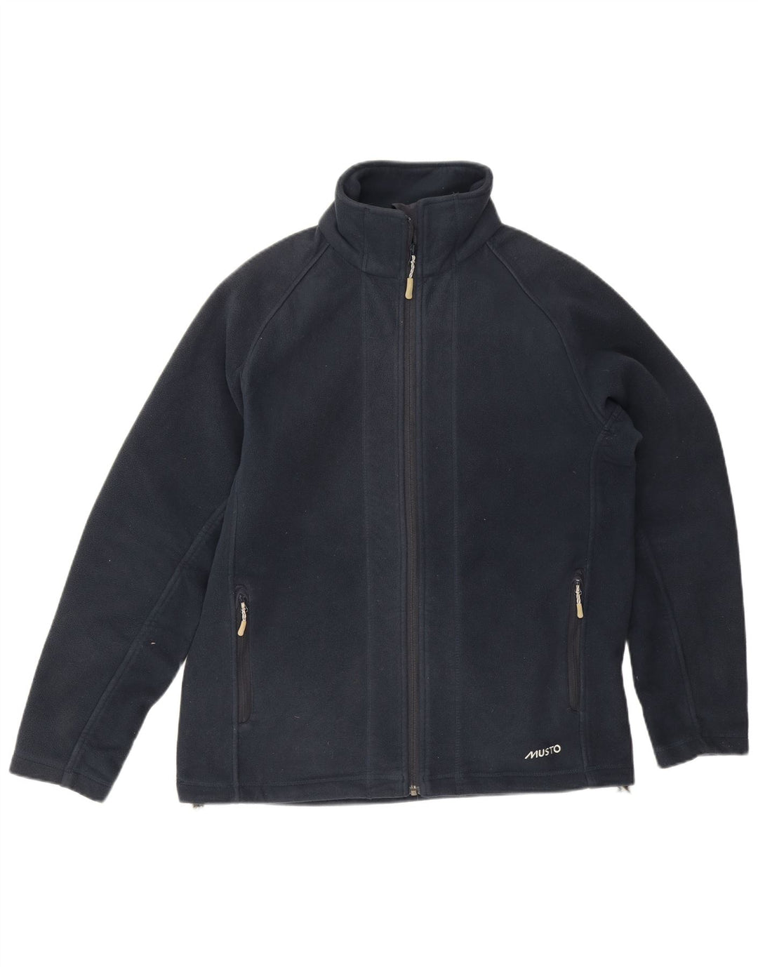 Giacca in pile da uomo Musto UK 38 poliestere medio blu navy