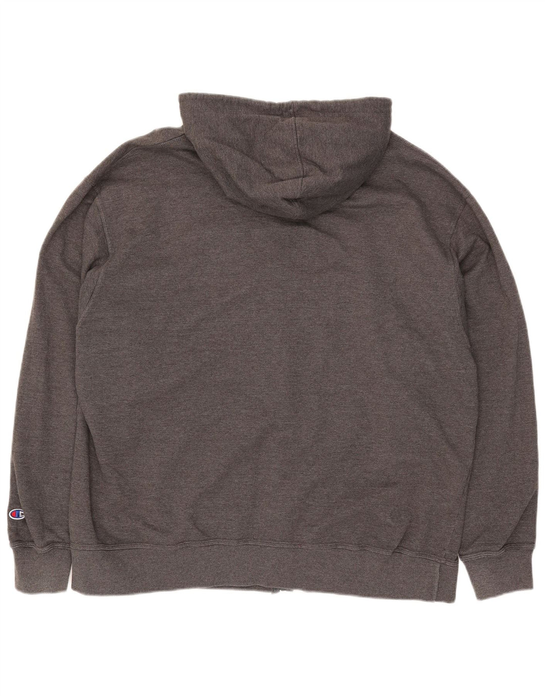 Maglione con cappuccio e zip da uomo Champion 2XL cotone grigio