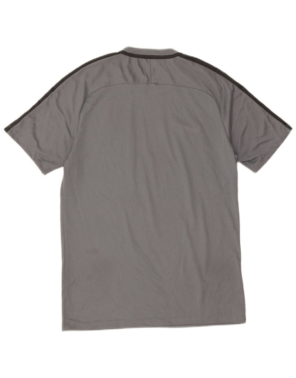 T-shirt Nike Dri Fit da uomo, colore grigio medio, color block