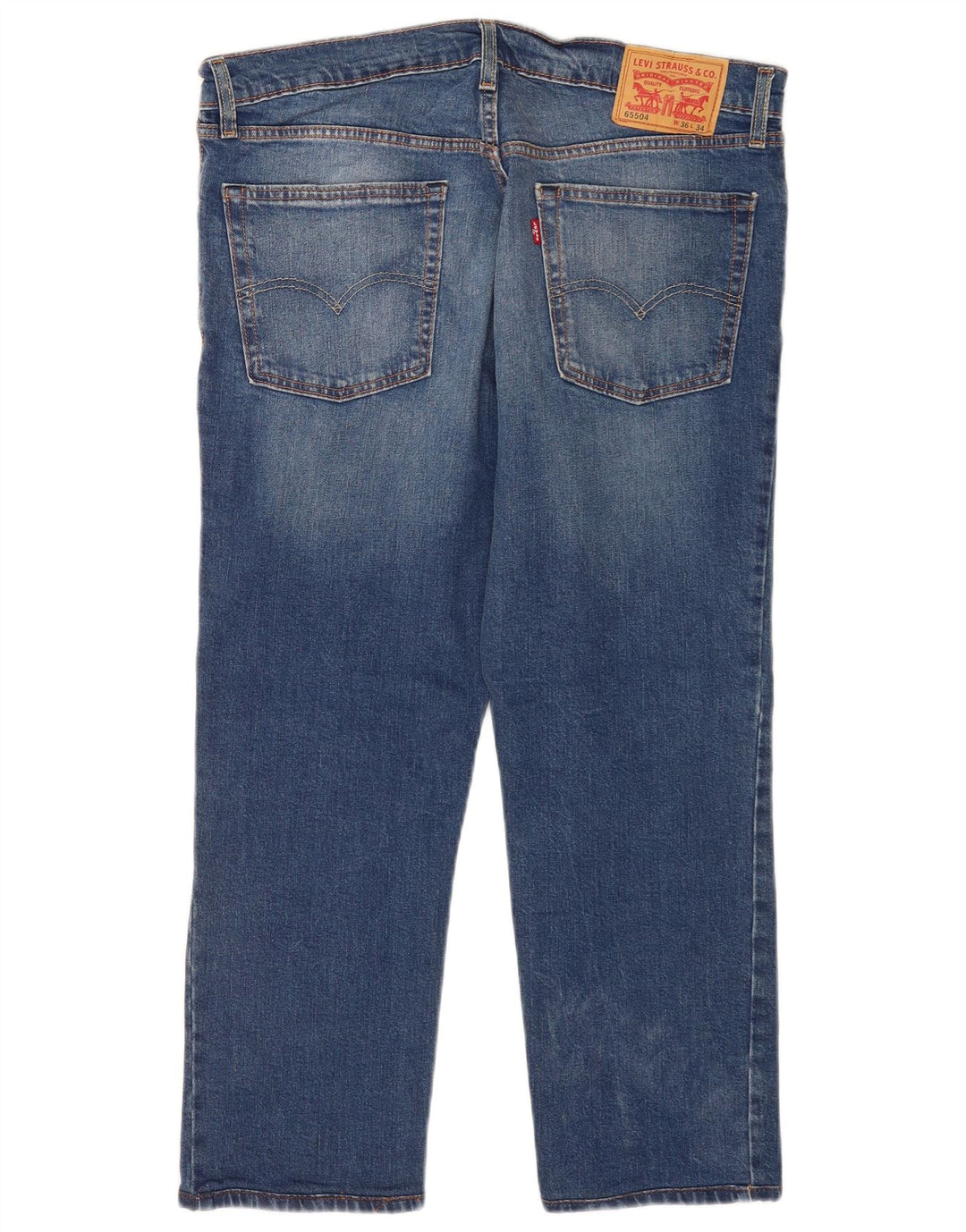 Jeans corti da uomo Levi's W36 L24 cotone blu