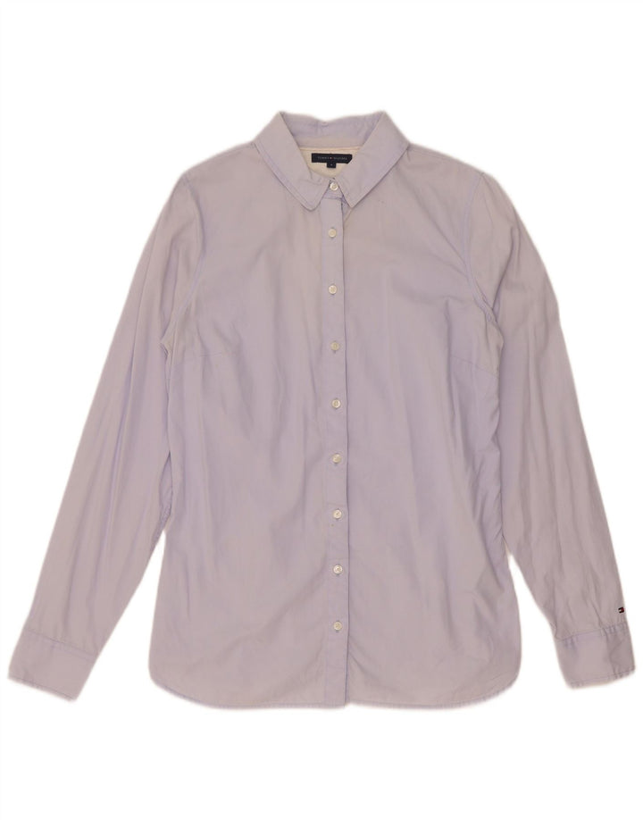 Camicia da donna Tommy Hilfiger US 8 cotone blu medio