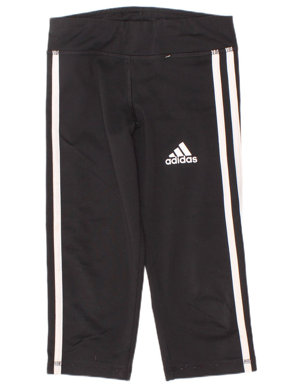 Leggings Adidas Bambina Aeroready Capri 7-8 anni Poliestere Nero