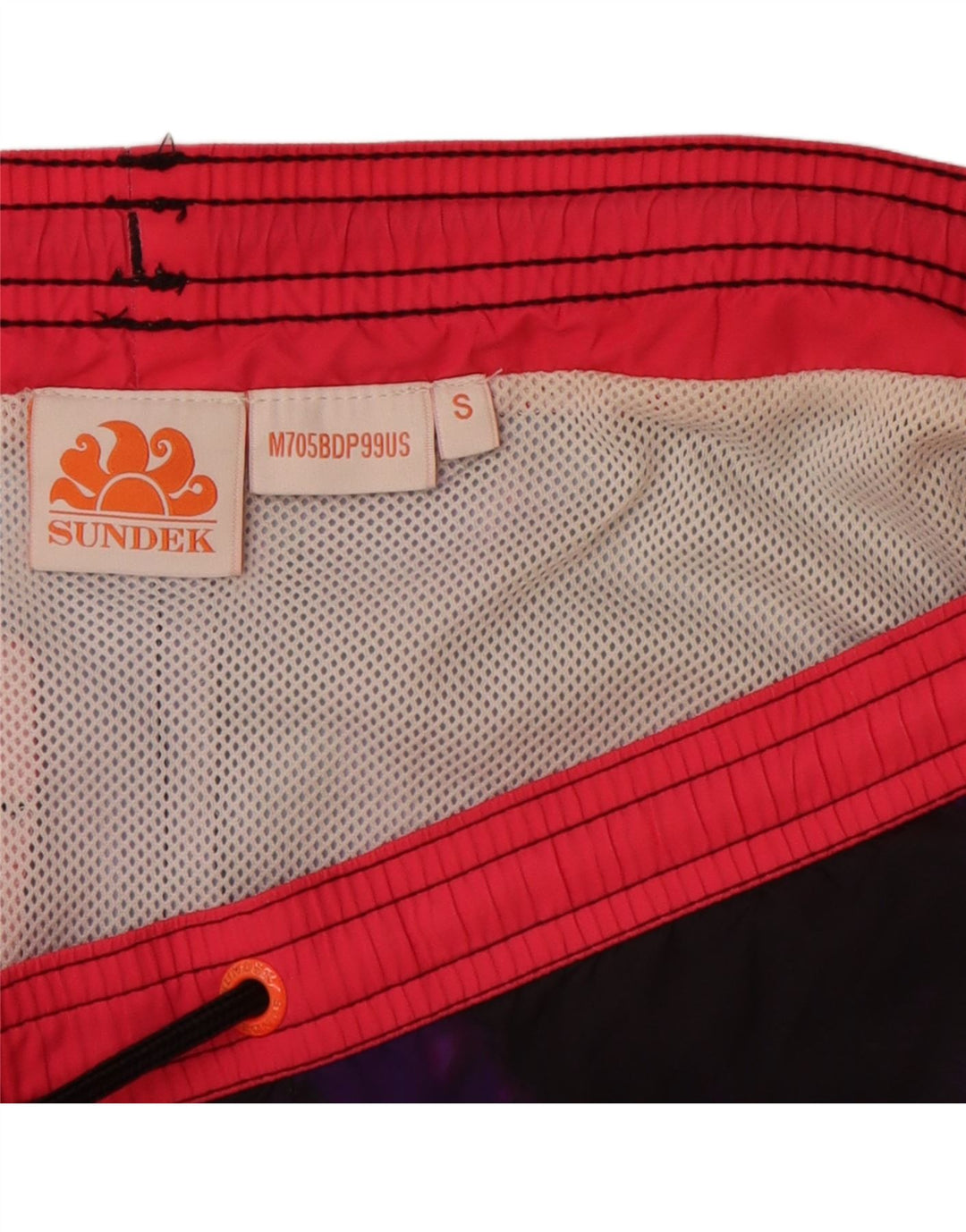 Pantaloncini da bagno da uomo SUNDEK piccoli hawaiani in poliestere multicolore