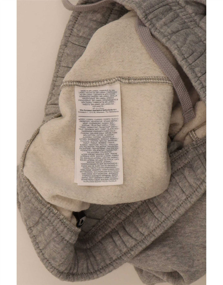 Pantaloni da tuta da uomo Nike Small in cotone chiazzato grigio