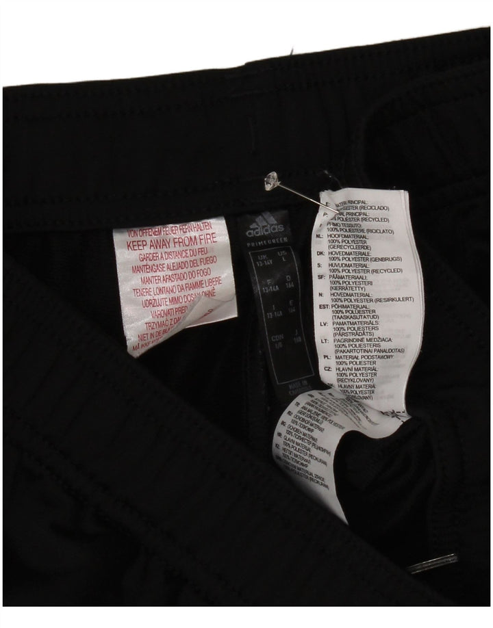 Pantaloni da tuta Adidas Primegreen da ragazzo 13-14 anni Large Nero in poliestere