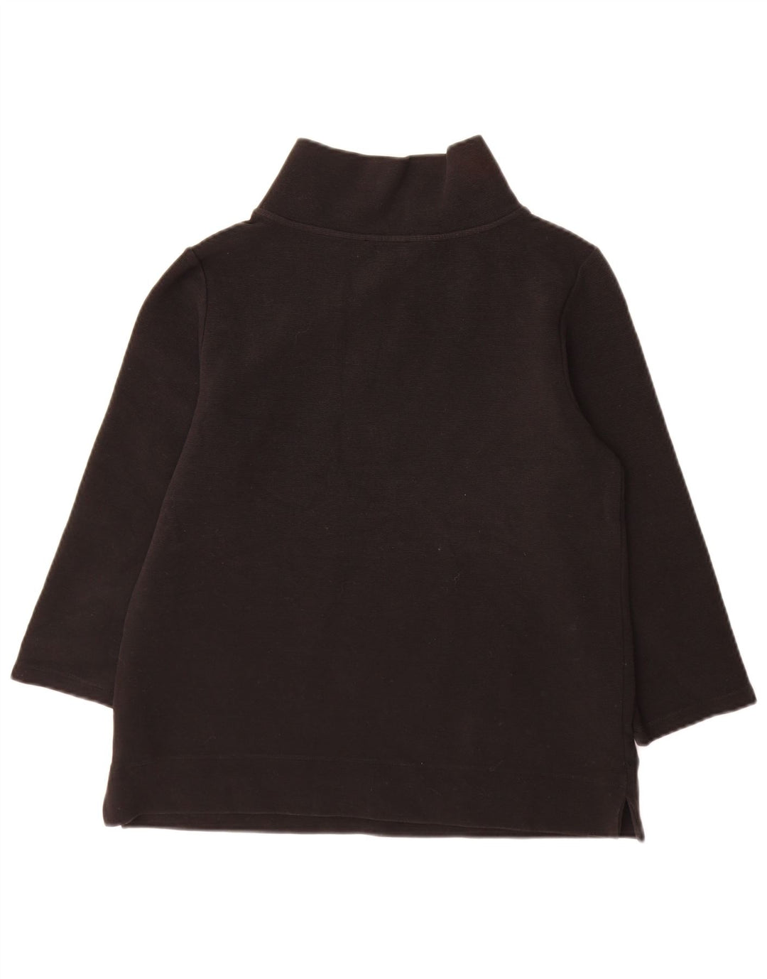 Top da donna Hobbs manica 3/4 UK 14 cotone nero medio
