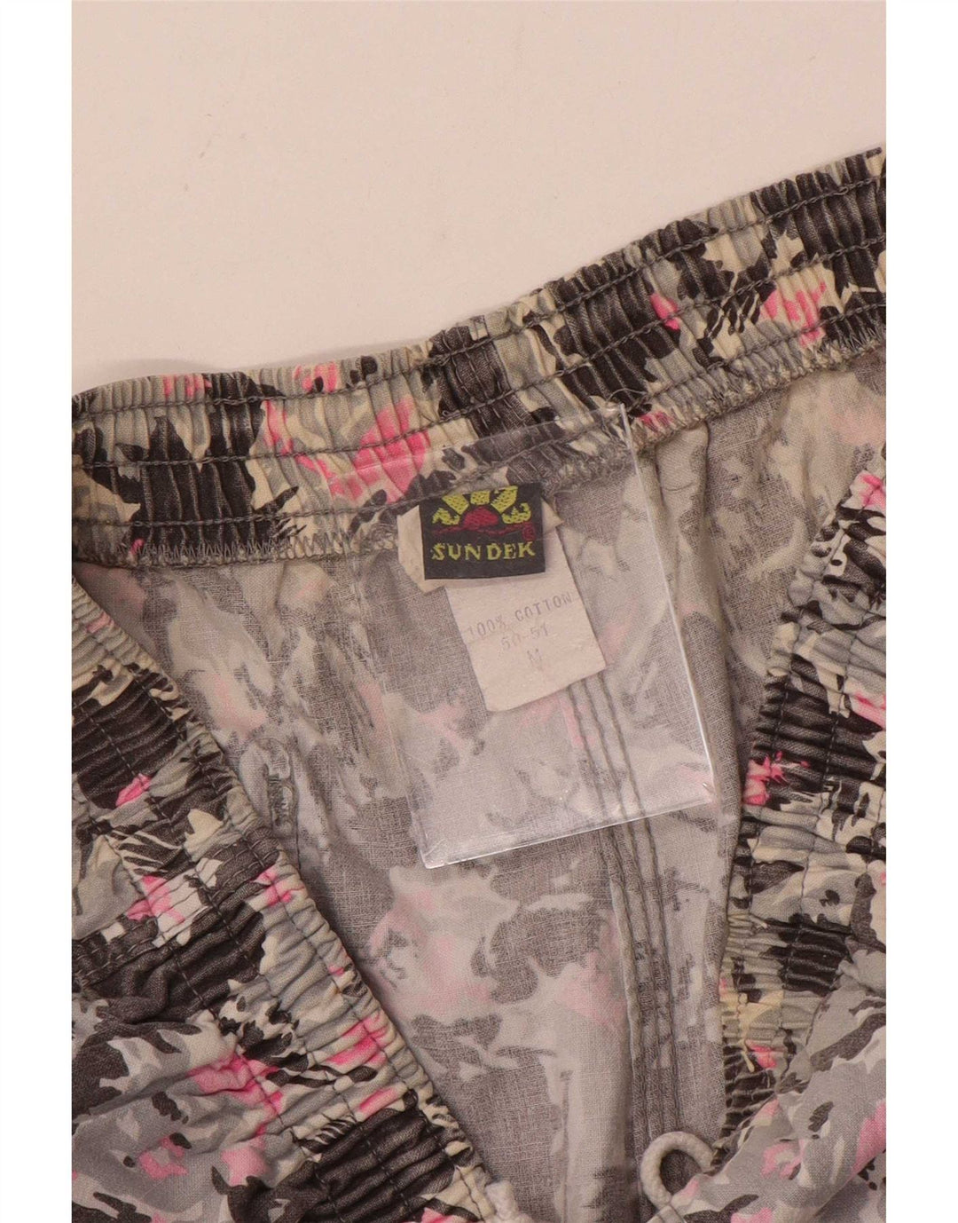 Pantaloncini sportivi da uomo Sundek cotone mimetico medio multicolore