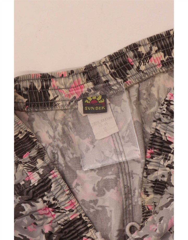 Pantaloncini sportivi da uomo Sundek cotone mimetico medio multicolore