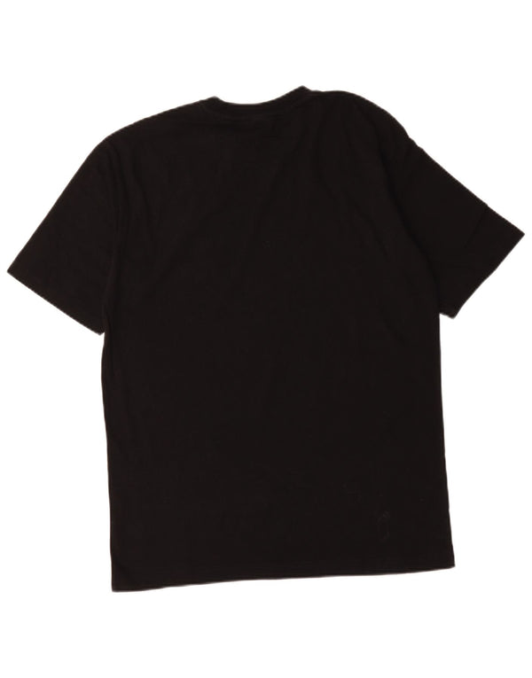 Maglietta Fila da uomo Top Small in cotone nero