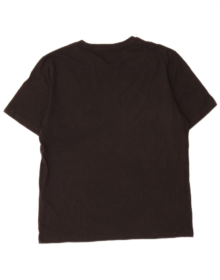 T-shirt grafica da uomo Jack & Jones Top in cotone nero medio