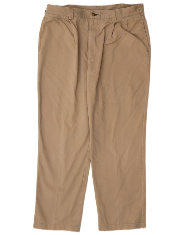 Pantaloni chino dritti da uomo Tommy Hilfiger W38 L30 Beige