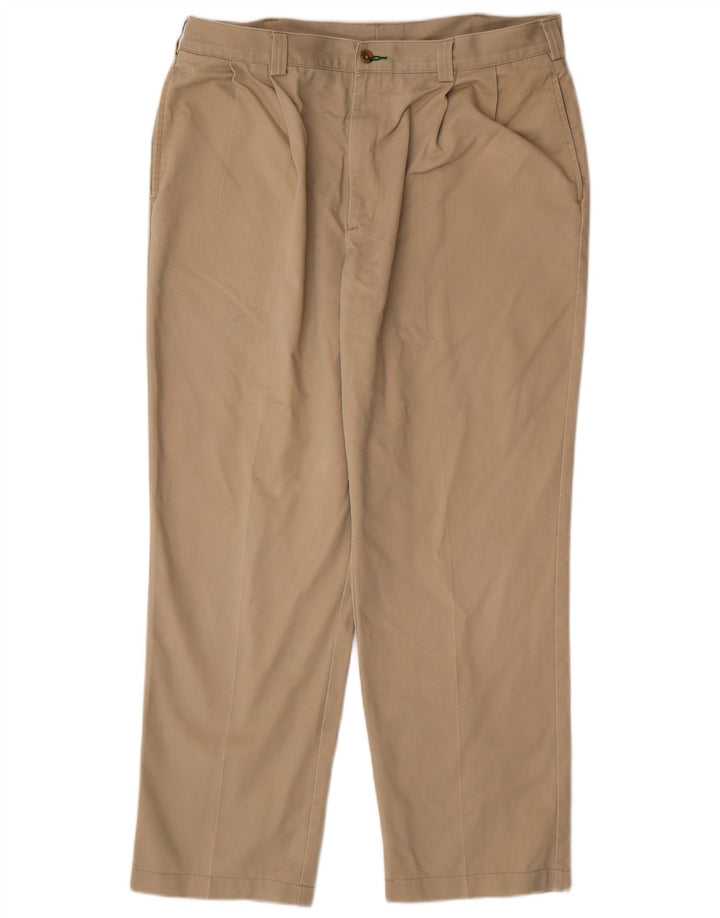 Pantaloni chino dritti da uomo Tommy Hilfiger W38 L30 Beige