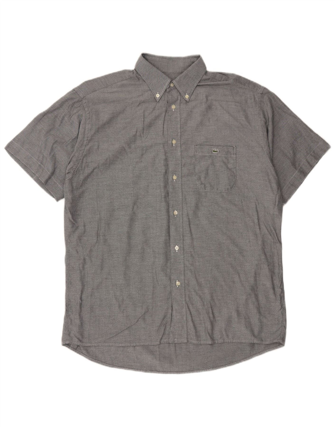 Camicia a maniche corte da uomo Lacoste taglia 41 grande grigio screziato