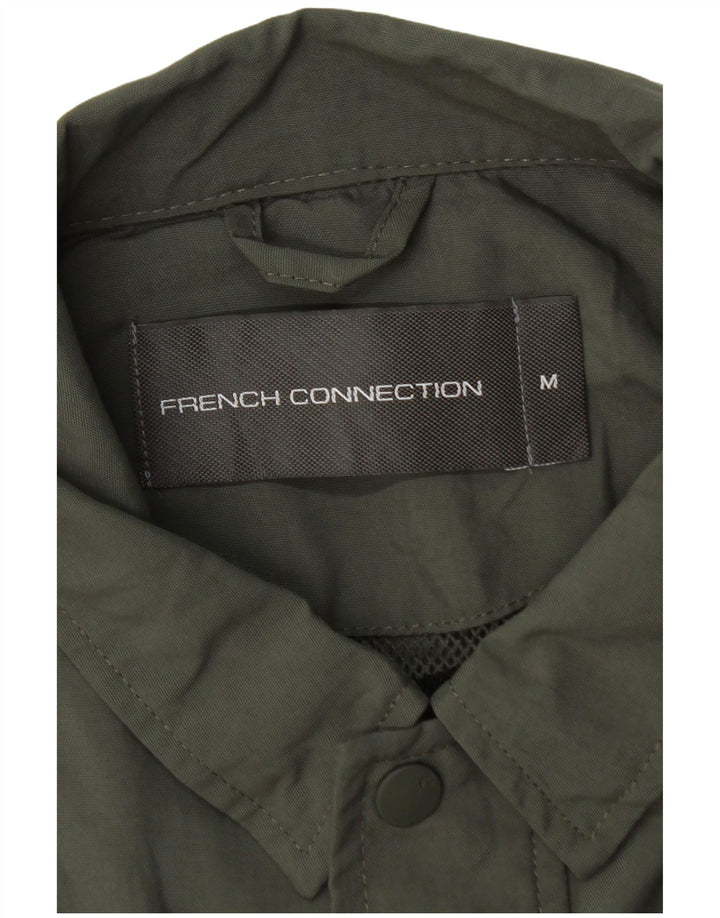 Camicia overshirt da uomo French Connection Medium Khaki Poliammide