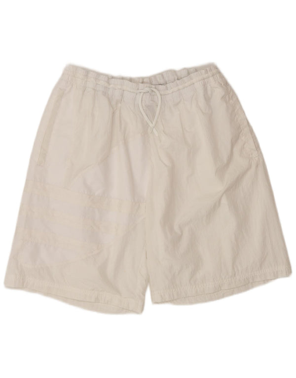Pantaloncini da bagno da uomo Adidas XL poliestere bianco