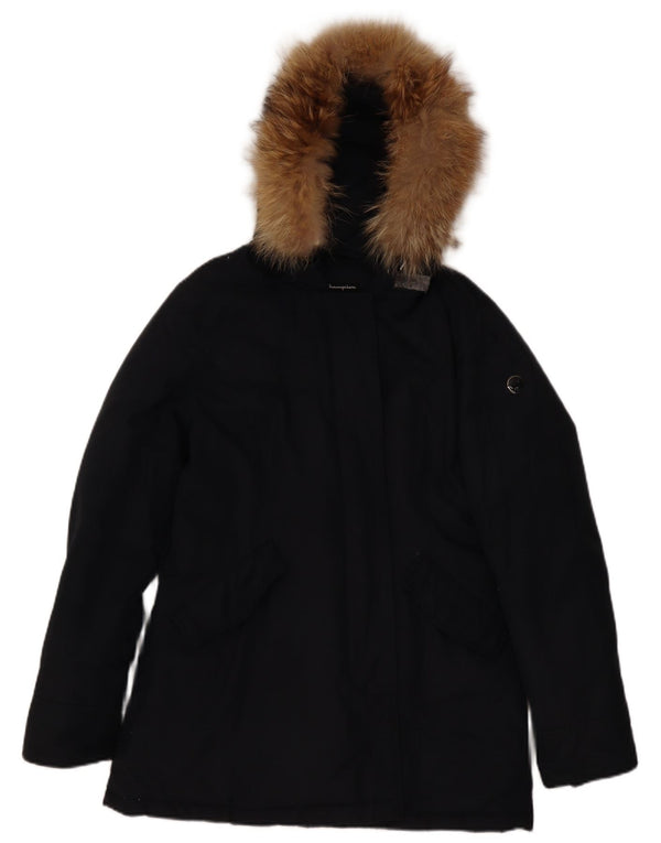 Giacca imbottita con cappuccio da donna Champion UK 14 Medium Blu Navy