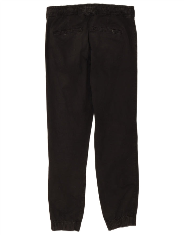 ZARA Mens Joggers Chino Trousers Small W29 L28 Black