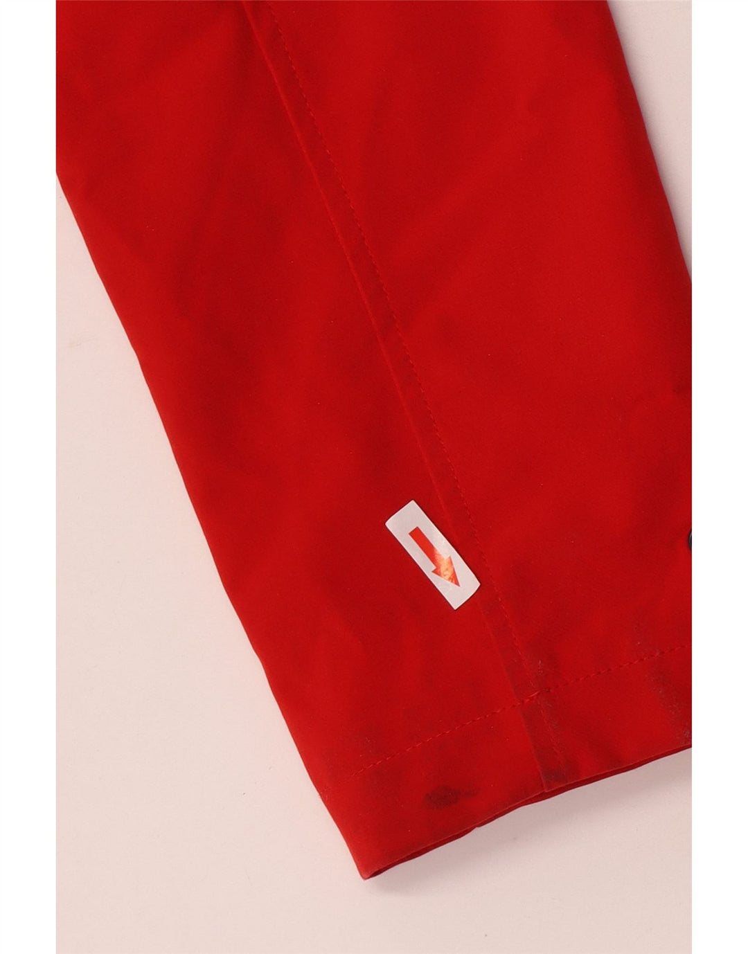Giacca Parka con cappuccio da donna Calvin Klein UK 10 Small Rosso Poliestere