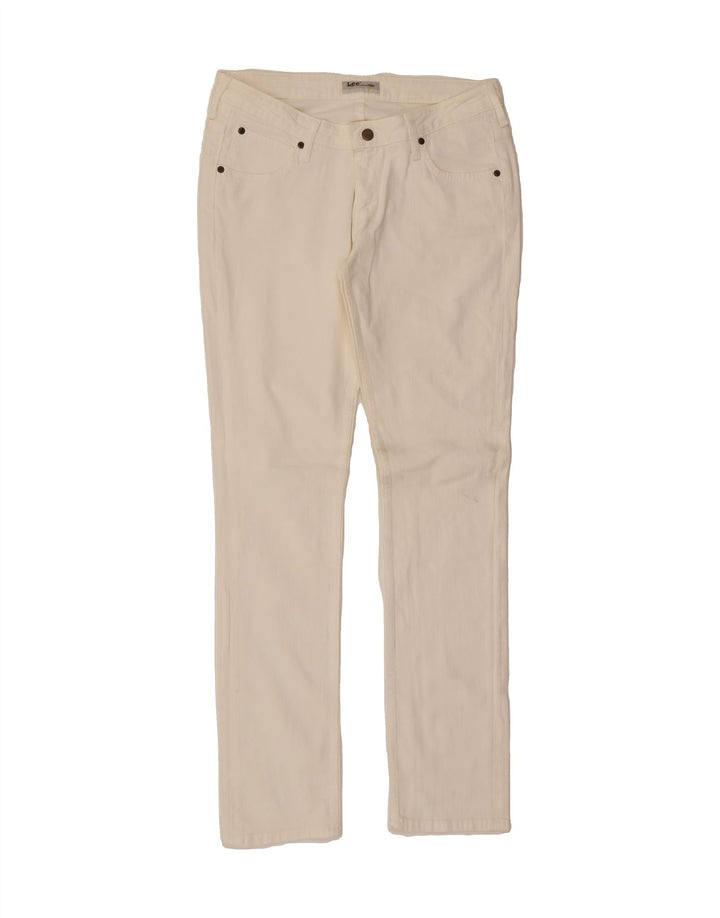 LEE Womens Norma Slim Jeans W32 L32 White Cotton Vintage Lee and Second-Hand Lee from Messina Hembry 