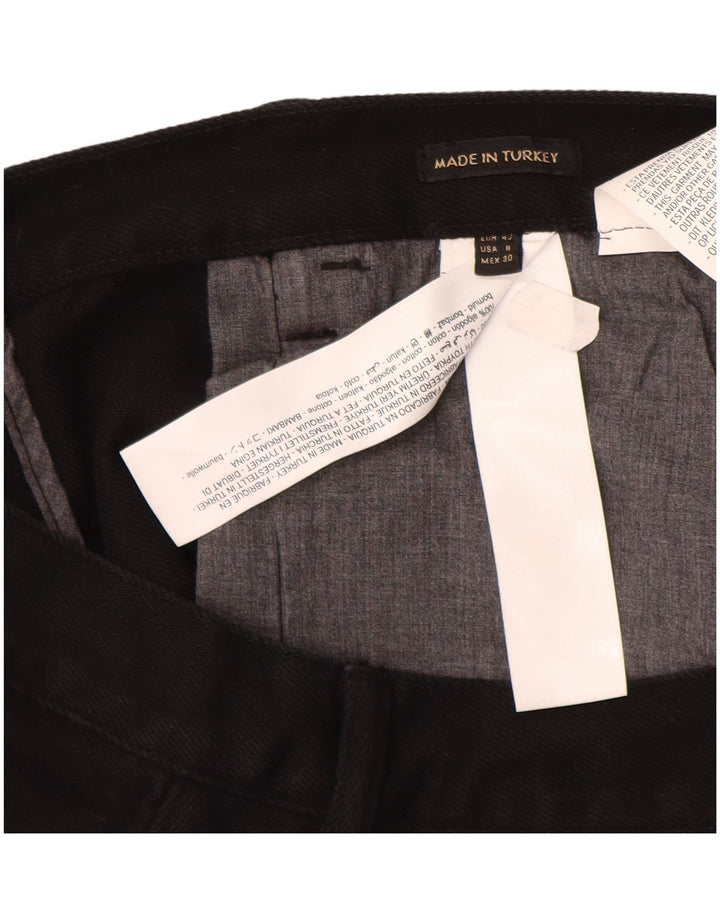Jeans dritti a vita alta da donna Massimo Dutti EU 40 medio W30 L29 neri