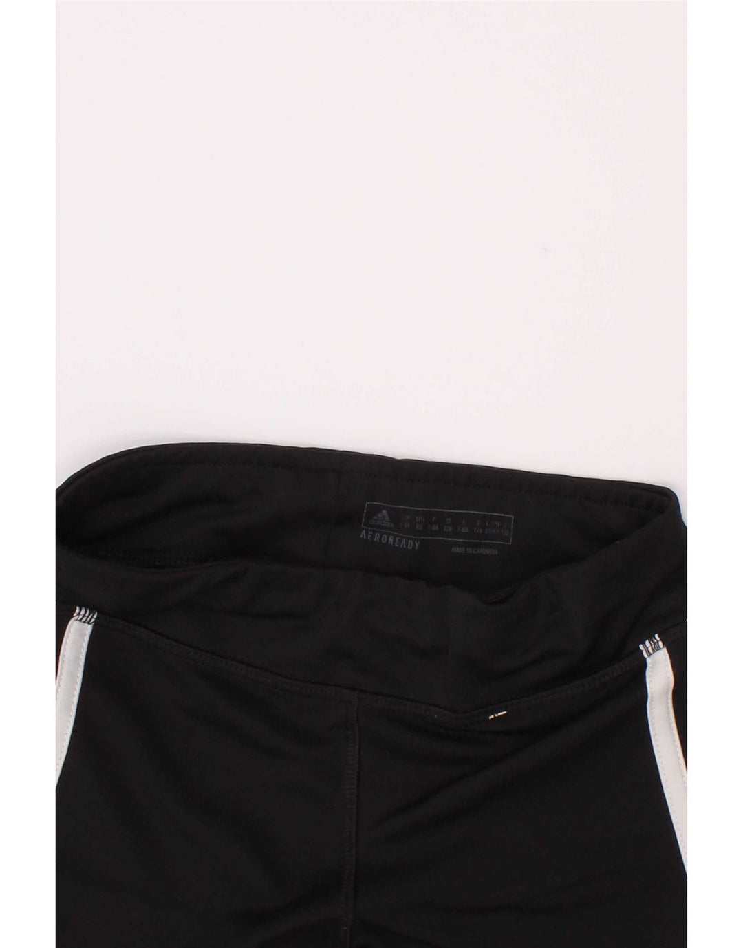 Leggings Adidas Bambina Aeroready Capri 7-8 anni Poliestere Nero