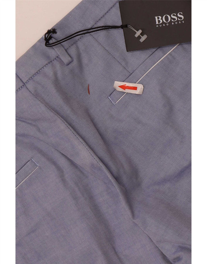 Pantaloni chino slim da uomo Hugo Boss W34 L33 Blu