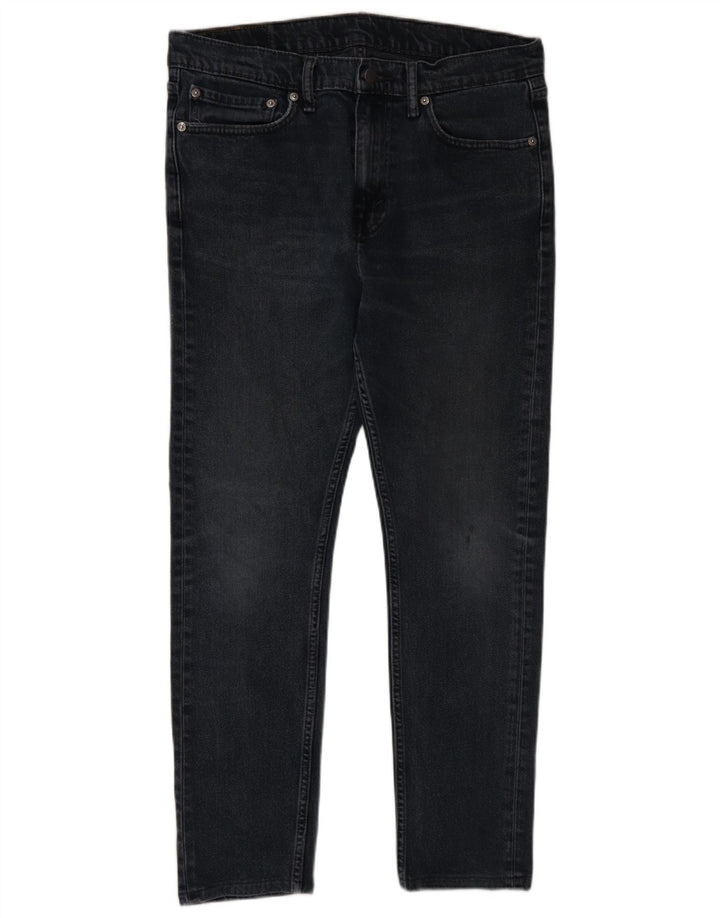 Jeans slim da uomo Levi's W34 L30 in cotone blu navy