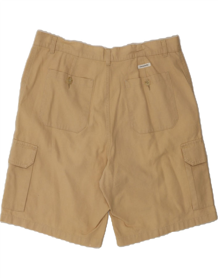 INVICTA Mens Cargo Shorts UK 42 XL W36 Beige Cotton Vintage Invicta and Second-Hand Invicta from Messina Hembry 
